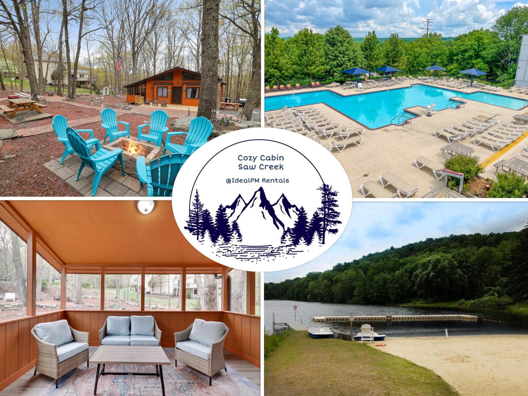 Premier Cozy Cabin - Free Amenities & Comm Indoor Pools Bushkill Dış mekan fotoğraf